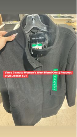 Vince Camuto Women’s Wool Blend Peacoat