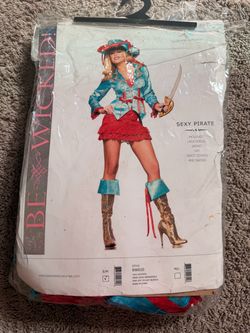 Be Wicked Sexy adult Pirate Halloween Costume S/M