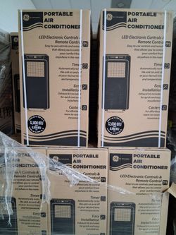 12000btu portable AC/ HEATER both by GE smart WiFi. Complete Set new with warranty.