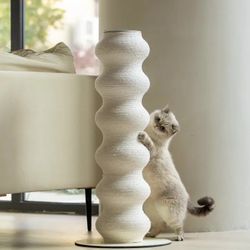 Made for cats who demand more—more stretch, more scratch, and more admiration. It's a throne, a gym, and a scratching sanctuary all in one. Towering w