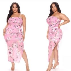 Sleeveless Floral Dress