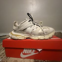 White Balenciaga Tracks