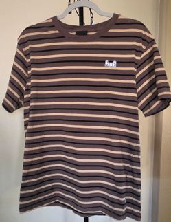 HUF Striped Crew Neck T-Shirt