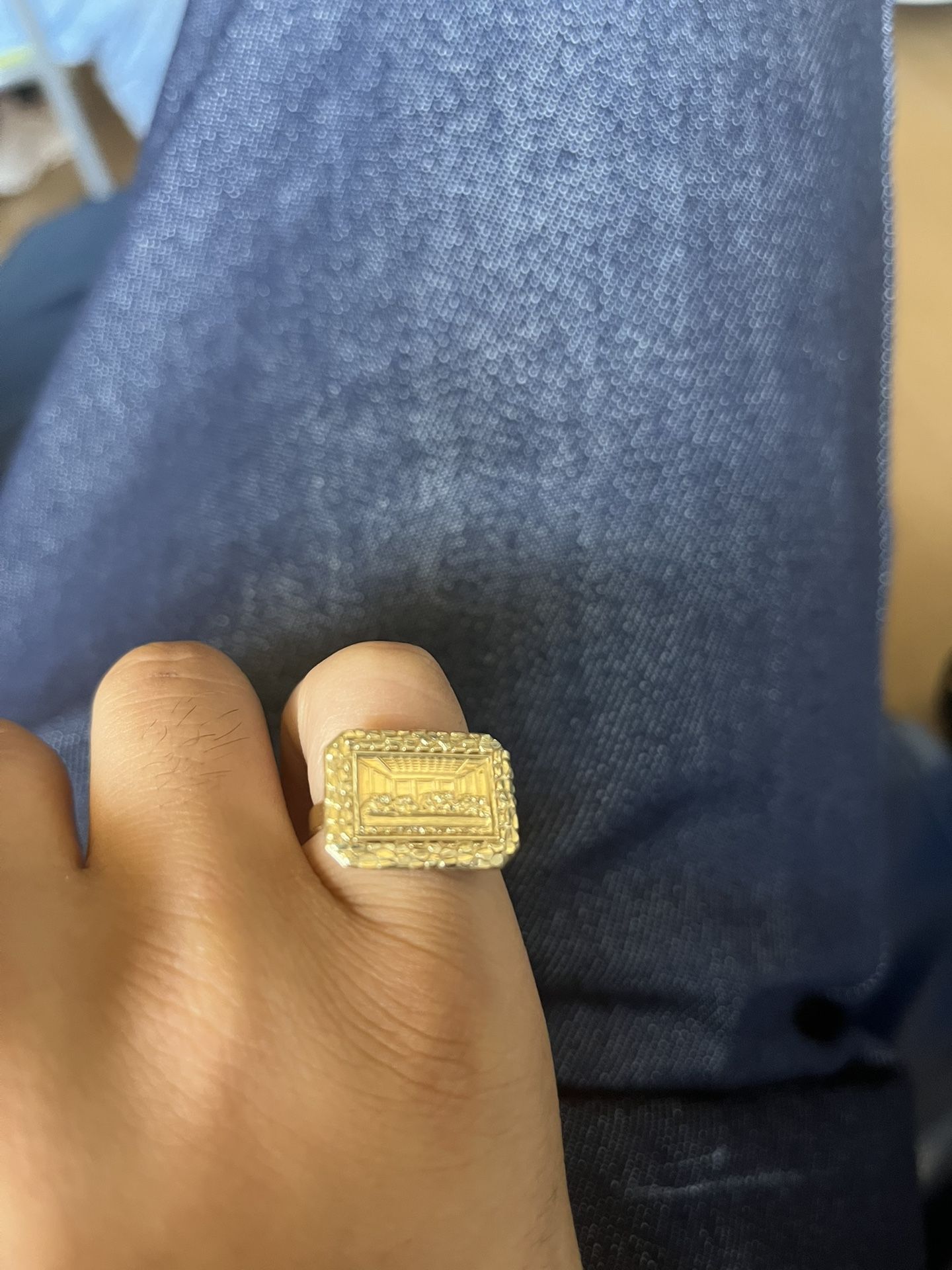 Last Supper 10k Gold Ring