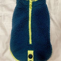 RC pets Blue Fleece Dog Jacket Size 12