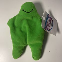 Disney Store FLUBBER 7" Mini Bean Bag Flubber Plush Green Vintage Authentic