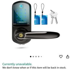 Aibocn Smart Lock With Smart Features. On Amazon It’s Sold Out.