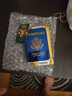 Old World Christmas Passport Glass Ornament