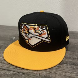 Rochester Red Wings Plate 2 MiLB 59fifty fitted 7 1/2 hat