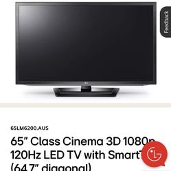 LG 65" Full HD 3D LED LCD TV
