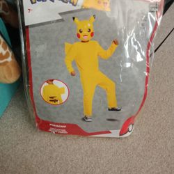 Pokemon Pikachu Costume Size Medium (7-8)