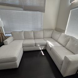 Cream Sectional Couch 