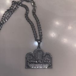 Silver Last Supper Pendant