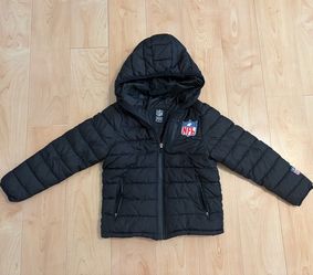 🖤 Boys size 8 NFL black hooded puffer jacket