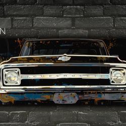 Chevy LED Wall art 