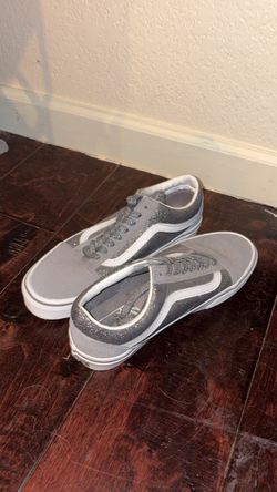 Vans Old Skool Silver Glitter Sneakers