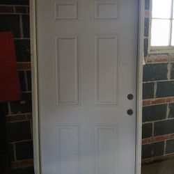 Metal Door in Frame