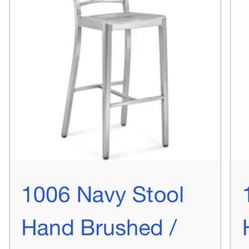 Emeco  navy 1006  stools  counter height.