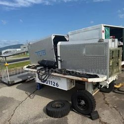 Diesel Mobile 2004 Tug Tech GP-400-60 GPU Ground Power Unit Generator for Airplane - Aircraft - on Trailer