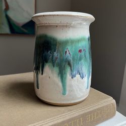Handcrafted Accent Vase ( H6” D4.5” ) firm on price 