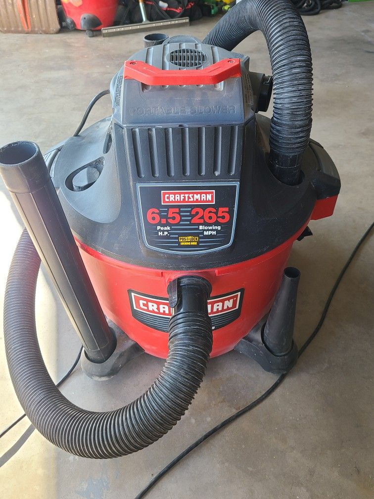 16 gal shop vac with portable blower