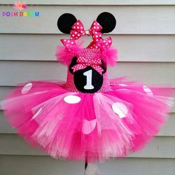 Hot Pink Birthday Girl Photoshoot Tutu Dress