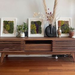 Walnut Brown Mid Century TV Stand