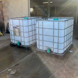 2 1000liter Food Grade Container’s 