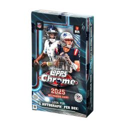 🔥🏈 2025 Topps Chrome Football Hobby Box Lot ×3 🏈🔥