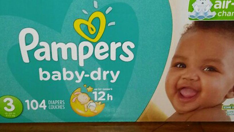 Box pampers baby dry #3