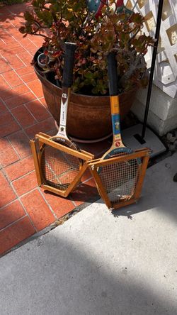 Vintage Wilson tennis rackets