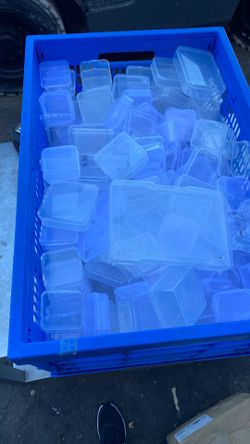 Small containers.