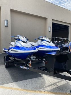 One Yamaha 2021 VX Wave Runner Deluxe With Trailer.