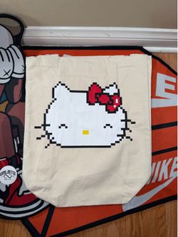 BAIT X SANRIO X PAC-MAN HELLO KITTY TOTE BAG (TAN)