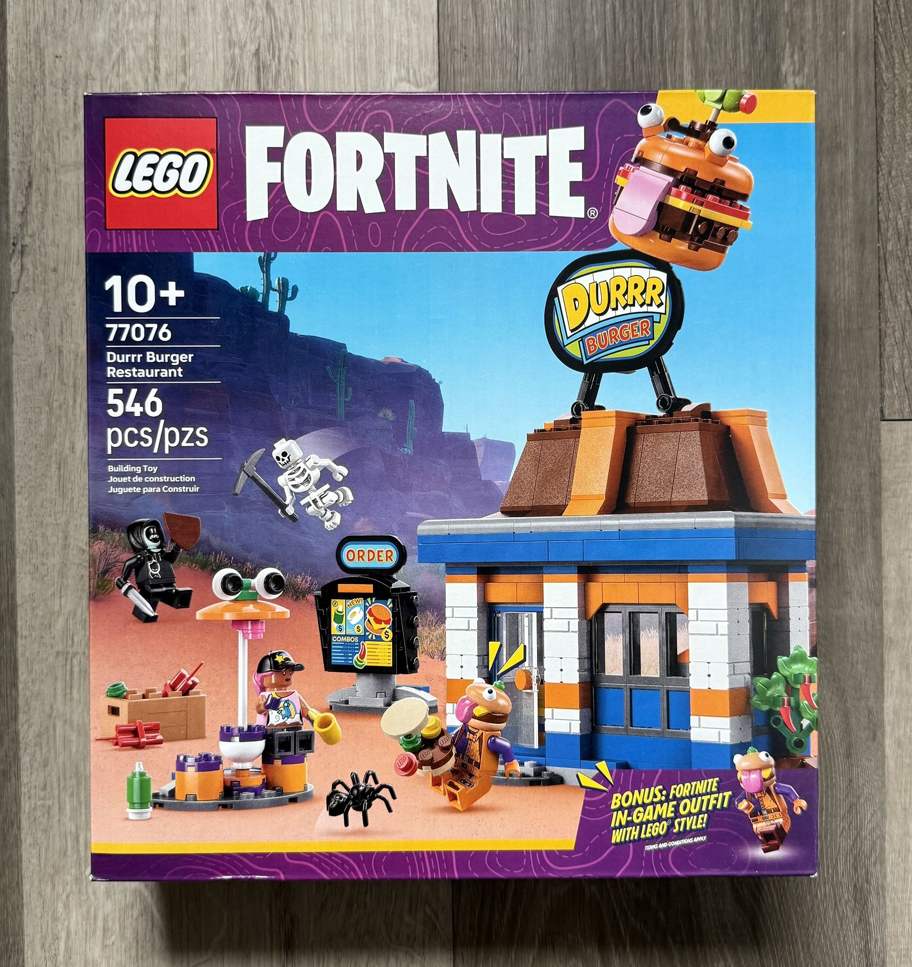 LEGO Fortnite Durrr Burger Restaurant #77076