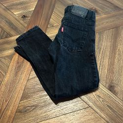 Girls Levi’s Black Jeans Size 6 Reg 