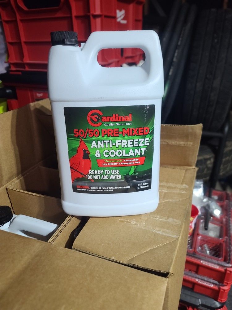 Cardinal Green 50/50 Coolant