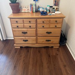 Small Wood Dresser 