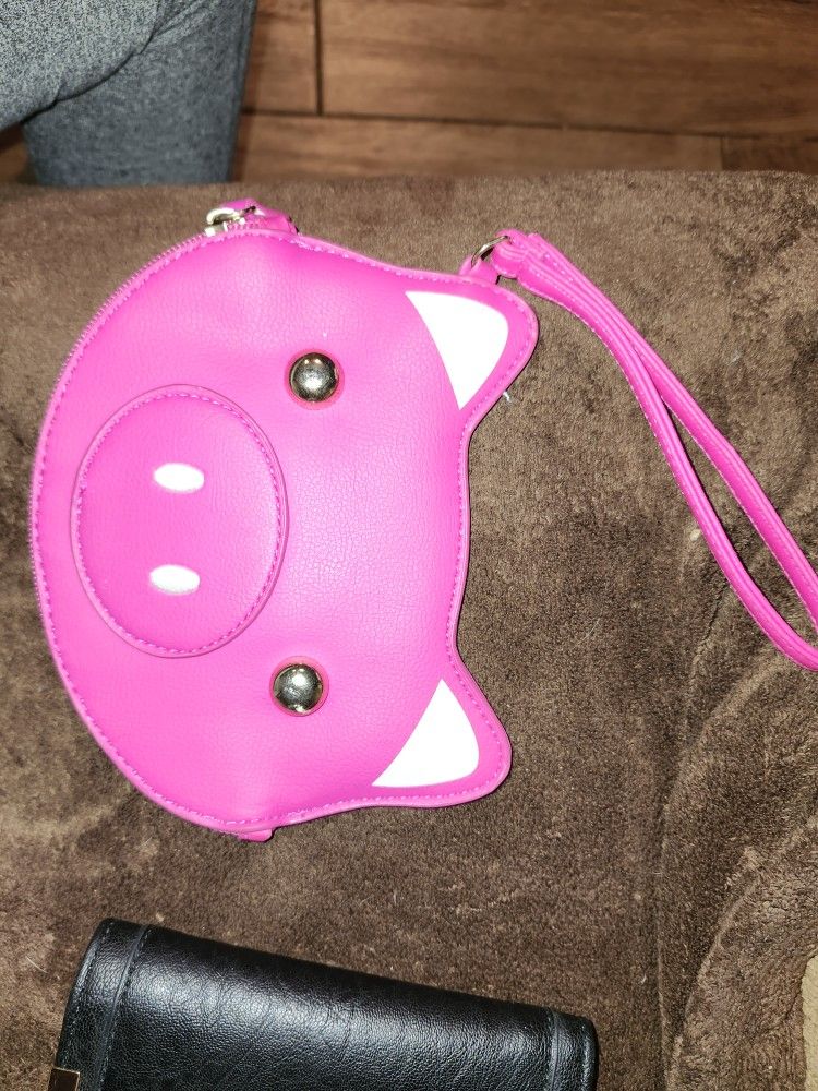 Small bag/wristlet/wallet Betsey Johnson Pink Piggy