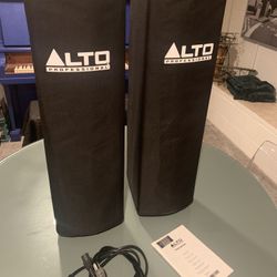  Powered Active Speakers  Alto X 2 PA Speaker W/Bluetooth  
