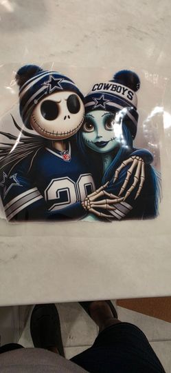 Cowboys iron on patch