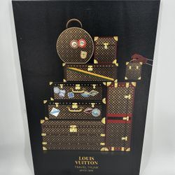 Travel Trunk, Louis Vuitton, Since 1858 - Canvas Print (26*40)