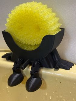 Scrub buddy holder
