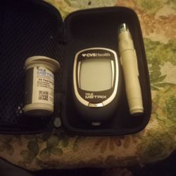 Gluco Meter With Extra Test Strips 