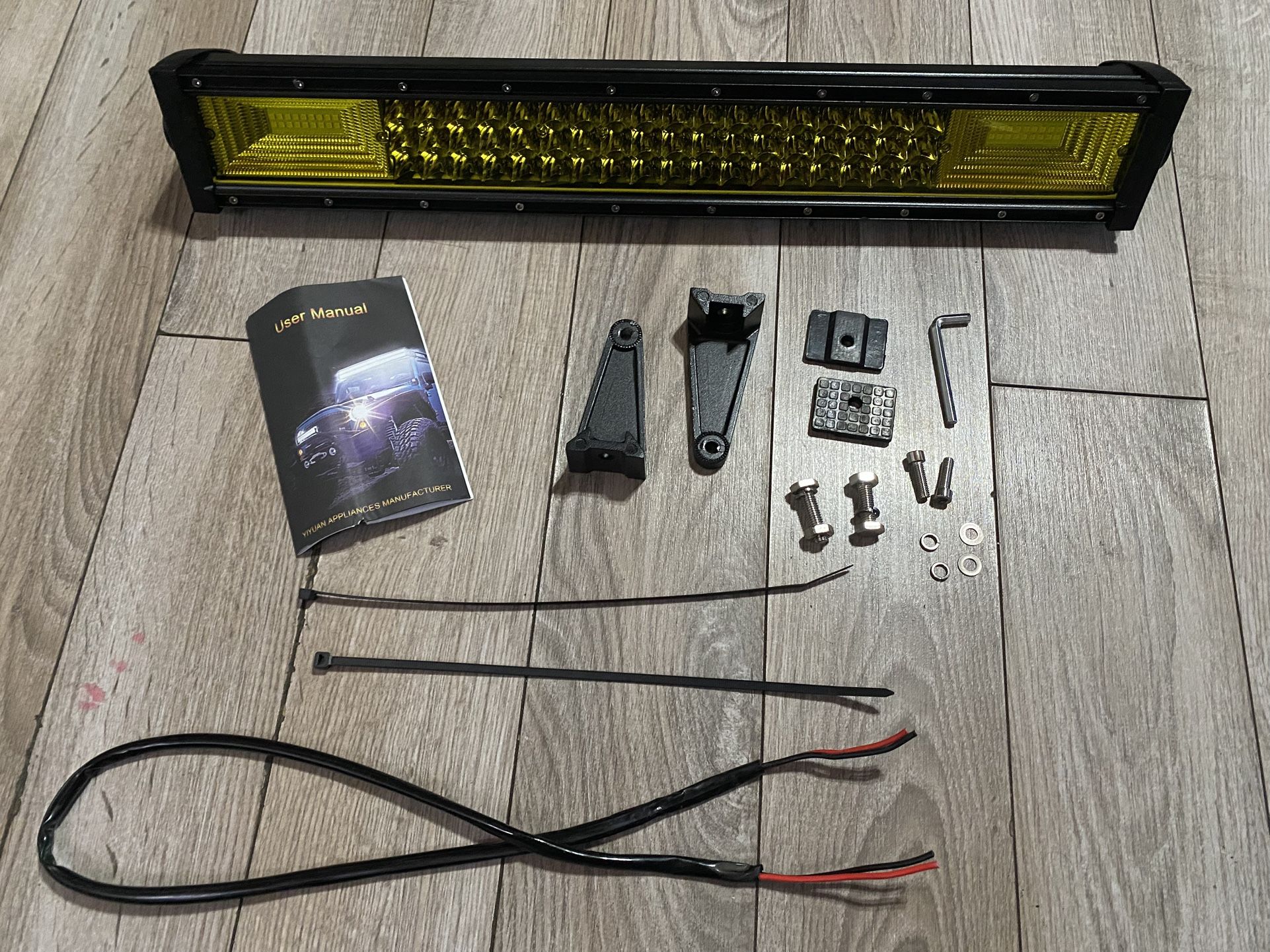 22 inch Triple Row Yellow Amber Led Light Bar