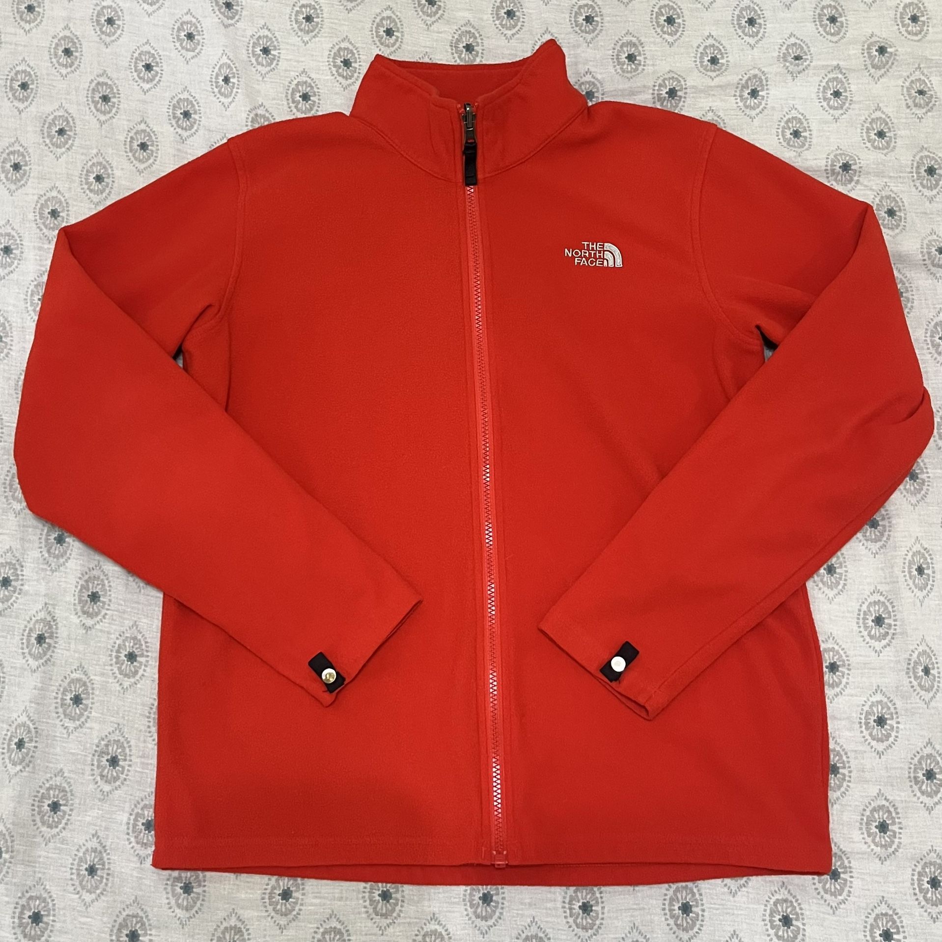The North Face Flashdry Fleece Jacket Red Youth XL Full Zip