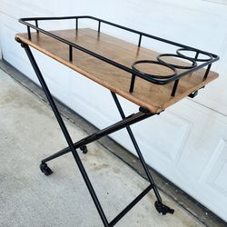 Foldable Bar or Serving Cart!