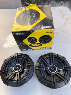 Kicker 5-1/4 car Audio Speakers