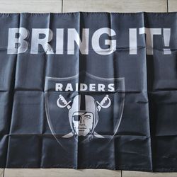 Raiders Flag 5ftx3ft $20 Firm On Price