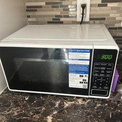 White Microwave 